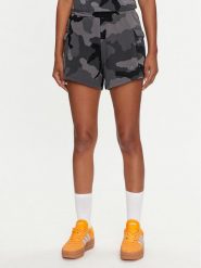 Adidas Szorty sportowe Essentials 3-Stripes Camo-Print IX3707 Szary Loose Fit. Szare szorty sportowe damskie Adidas, s, bez wzorów, z bawełny, sportowe. Za 109.99 zł.