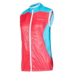 Kurtka nieprzemakalna bez rękawów damska La Sportiva Briza. Czerwone kurtki sportowe damskie La Sportiva, s, bez wzorów, z elastanu, bez kaptura, do biegania. Za 490.95 zł.