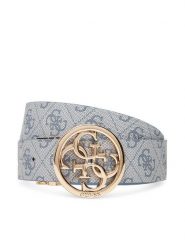 Guess Pasek Damski BW9166 P4235 Niebieski. Niebieskie paski damskie Guess, z aplikacjami, ze skóry. Za 199.50 zł.