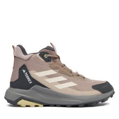Trekkingi adidas. Brązowe trekkingi męskie Adidas, trekkingowe. Za 399.99 zł.