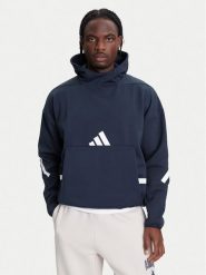 Adidas Bluza Z.N.E. JW4729 Granatowy Loose Fit. Niebieskie bluzy męskie Adidas, m, bez wzorów, z bawełny, bez kaptura. Za 439.99 zł.