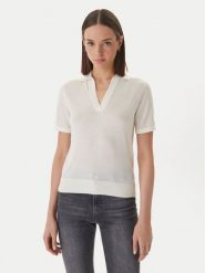 Guess Sweter W6GR03 Z0583 Écru Regular Fit. Swetry damskie Guess, m, z aplikacjami, z wełny, bez kołnierzyka, bez ramiączek, bez kaptura. Za 469.99 zł.