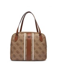 Guess Torba weekendowa Erenia Travel TWSO78 38916 Beżowy. Brązowe torebki do ręki damskie Guess, z aplikacjami, ze skóry, bez dodatków. Za 639.99 zł.
