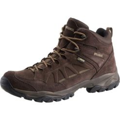 Buty trekkingowe męskie Nebraska Mid z membraną Gore - Tex. Brązowe trekkingi męskie Meindl, wspinaczkowe, gore-tex. Za 774.00 zł.