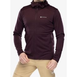 Bluza z kapturem męska Montane Protium Hoodie. Czerwone bluzy męskie Montane, m, bez wzorów, z kapturem, narciarskie. Za 319.99 zł.