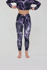 Legginsy termoaktywne – Thunderstruck damskie. Czarne bielizna termoaktywna damska OOSC, l, bez wzorów, z materiału, bez ramiączek. Za 269.99 zł.