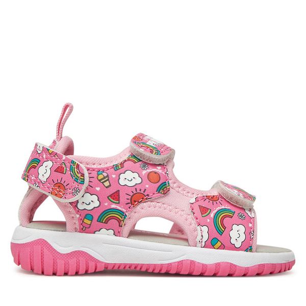 Sandały Primigi. Czerwone sandały dziewczęce Primigi, bez zapięcia. Za 99.99 zł.