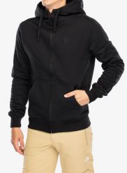Bluza z kapturem męska Didriksons Ven Full Zip. Czarne bluzy męskie Didriksons, l, bez wzorów, z bawełny, z kapturem. Za 413.65 zł.