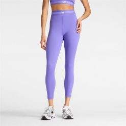 Legginsy damskie do treningu New Balance AC WB6160E1EPU – fioletowe. Fioletowe legginsy damskie New Balance, l, bez wzorów, z lycry. Za 259.99 zł.