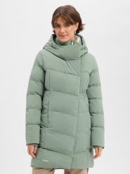 Ragwear płaszcz funkcjonalny - Pavla Kobiety zielony, M. Zielone płaszcze damskie Ragwear, m, bez wzorów, eleganckie, bez kaptura. Za 549.95 zł.