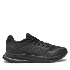 Buty do biegania adidas. Czarne buty sportowe męskie Adidas, bez zapięcia, do biegania. Za 199.99 zł.