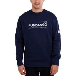 Bluza męska Fundango Warren. Niebieskie bluzy męskie Fundango, m, bez wzorów, bez kaptura. Za 339.90 zł.
