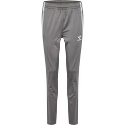 Damskie spodnie treningowe Hummel Lead 2.0. Szare spodnie sportowe damskie Hummel, bez wzorów, na fitness i siłownię. Za 220.00 zł.