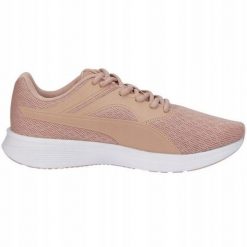 Trenerzy Transportowi Dla Kobiet. Czerwone obuwie sportowe damskie Puma, bez wzorów, trekkingowe. Za 286.99 zł.