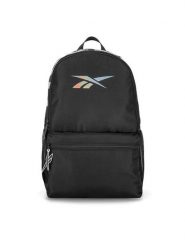 Reebok Plecak RBK-B-007-CCC Czarny. Czarne plecaki damskie Reebok, bez wzorów, z materiału, sportowe. Za 129.99 zł.