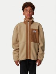 The North Face Polar Yumiori NF0A8AZG Beżowy Regular Fit. Brązowe bluzy dla chłopców The North Face, bez wzorów, z polaru, bez ramiączek, bez kaptura. Za 279.99 zł.