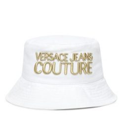 Kapelusz Versace Jeans Couture. Białe czapki i kapelusze damskie Versace Jeans Couture, bez wzorów, z jeansu. Za 319.99 zł.