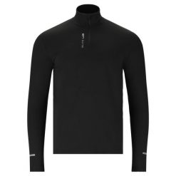 Koszulka termoaktywna z długim rękawem Elite Lab Core. Czarne koszulki sportowe męskie ELITE LAB, bez wzorów, bez kołnierzyka, bez ramiączek, do biegania. Za 221.00 zł.