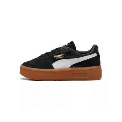 Buty Palermo Elevata Wns Puma Black-Gum. Białe obuwie sportowe damskie Puma, bez wzorów, trekkingowe. Za 338.99 zł.