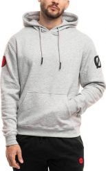 Bluza męska Ozoshi Jukon szara OZ93888 XL. Szare bluzy męskie Ozoshi, m, bez wzorów, bez kaptura. Za 180.02 zł.