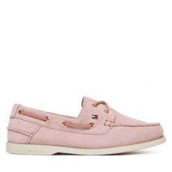 Mokasyny Tommy Hilfiger. Czerwone mokasyny damskie Tommy Hilfiger. Za 489.99 zł.