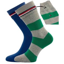 Skarpety Rugby Męskie Tommy Hilfiger 39-42 z Bawełny. Niebieskie skarpety męskie ZEAGLE, bez wzorów, z bawełny. Za 140.99 zł.