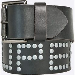 Superdry - Pasek. Szare paski damskie Superdry., w paski, z materiału. W wyprzedaży za 99.90 zł.