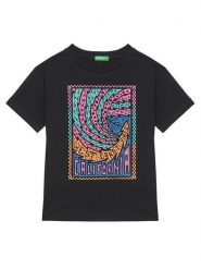 United Colors Of Benetton T-Shirt 3I1XC10P7 Czarny Regular Fit. Czarne t-shirty dla chłopców United Colors Of Benetton, bez wzorów, z bawełny, bez ramiączek. Za 39.99 zł.