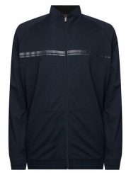 BOSS Bluza Authentic Jacket Z 50554779 Granatowy Regular Fit. Niebieskie bluzy męskie Boss, m, bez wzorów, z bawełny, bez kaptura. Za 429.99 zł.