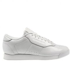 Buty do chodzenia damskie Reebok W Princess Iridescent. Białe obuwie sportowe damskie Reebok, bez wzorów, z materiału, na fitness i siłownię, Reebok Princess. Za 362.00 zł.