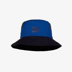 Kapelusz BUFF SUN BUCKET HAT HAK. Niebieskie czapki i kapelusze męskie Buff, na lato, bez wzorów, z elastanu. Za 110.42 zł.