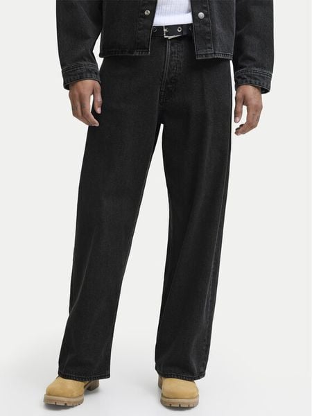 Jack & Jones Jeansy Dave Original 12290248 Czarny Baggy Fit. Czarne jeansy męskie Jack & Jones. Za 119.99 zł.