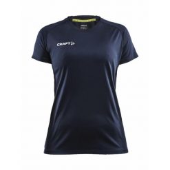 Koszulka damska Craft evolve. Niebieskie koszulki sportowe damskie Craft, xs, bez wzorów, z dzianiny, bez kołnierzyka, bez ramiączek, do biegania. Za 173.00 zł.