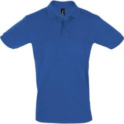 Męska Koszulka Polo Perfect. Czarne koszulki polo męskie SOL'S, l, bez wzorów, z bawełny, bez ramiączek. Za 70.99 zł.