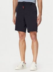 Guess Szorty materiałowe M6GD36 W2169 Granatowy Regular Fit. Niebieskie szorty męskie Guess, m, z aplikacjami, z materiału. Za 434.99 zł.