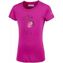 Columbia Dziewczęca Koszulka Little Canyon Tee 116 Różowa. Bluzki dla dziewczynek marki Columbia. Za 85.00 zł.