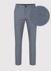 PAKO LORENTE – Szare spodnie męskie chino w kratkę P23SF-WX-008-S-S - Pako Lorente. Szare eleganckie spodnie męskie Pako Lorente, l, bez wzorów, z elastanu. Za 99.99 zł.