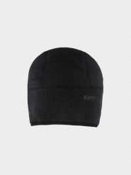 4F Czapka zimowa Polartec uniseks - czarna S/M. Czarne czapki i kapelusze męskie 4f, na zimę, bez wzorów, z syntetyku, klasyczne. Za 89.99 zł.
