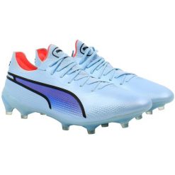 Buty piłkarskie męskie PUMA King Ultimate Fg/Ag. Czarne buty sportowe męskie Puma, bez zapięcia, do piłki nożnej. Za 649.00 zł.