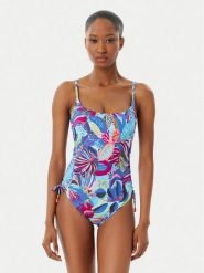 Selmark Strój kąpielowy BN958 Niebieski. Niebieskie kostiumy jednoczęściowe damskie Selmark, bez wzorów, z syntetyku. Za 619.99 zł.