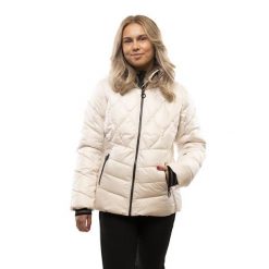 Damska kurtka narciarska Luhta. Brązowe kurtki snowboardowe damskie Luhta, l, bez wzorów, z materiału, długie, bez kaptura, do jazdy konnej. Za 1,261.99 zł.
