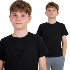 T-shirt chłopięcy bez nadruku 4F 4FJWMM00TTSHM2330. Niebieskie t-shirty dla chłopców 4f, bez wzorów, z bawełny, bez ramiączek. Za 24.99 zł.
