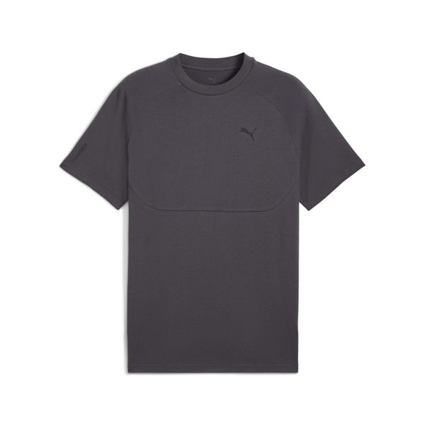 Koszulka Puma. Niebieskie koszulki sportowe męskie Puma, s, bez wzorów, z bawełny, bez kołnierzyka, bez ramiączek, na fitness i siłownię. Za 109.99 zł.
