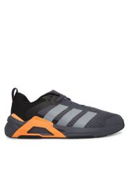 Adidas Buty na siłownię Dropset Control JQ1444 Szary. Szare buty sportowe męskie Adidas, z materiału, bez zapięcia, na fitness i siłownię. Za 398.99 zł.