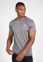 Easton Koszulka - Szary. Szare koszulki sportowe męskie GORILLA WEAR, m, bez wzorów, z poliesteru, bez kołnierzyka, bez ramiączek, na fitness i siłownię. Za 209.00 zł.