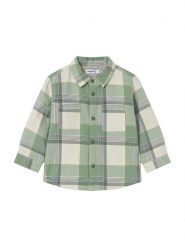 Mayoral Kurtka przejściowa 2104 Zielony Regular Fit. Zielone kurtki i płaszcze dla chłopców Mayoral, bez wzorów, z bawełny, bez kaptura. Za 149.99 zł.
