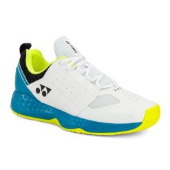Buty do tenisa męskie Yonex LUMIO 4. Białe buty sportowe męskie YONEX, bez zapięcia, tenisowe. Za 409.00 zł.