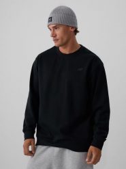 4F Bluza dresowa regular bez kaptura męska - szara XXL. Szare bluzy męskie 4f, m, bez wzorów, z bawełny, bez kaptura. Za 159.99 zł.