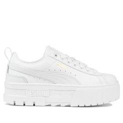 Buty damskie sportowe Puma MAYZE CLASSIC platform. Białe obuwie sportowe damskie Puma, bez wzorów. Za 259.00 zł.