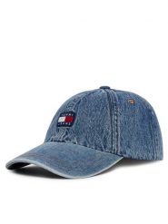 Tommy Jeans Czapka z daszkiem Heritage AM0AM13424 Niebieski. Niebieskie rękawiczki męskie Tommy Jeans, bez wzorów, z bawełny. Za 109.99 zł.